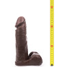 Hung System Gode Lil L Hung System 22 x 6 cm Marron